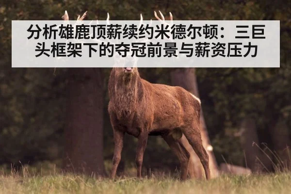 雄鹿顶薪续约米德尔顿,三巨头框架锁定